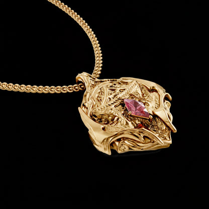 Sukuna Gold Locket Pendant