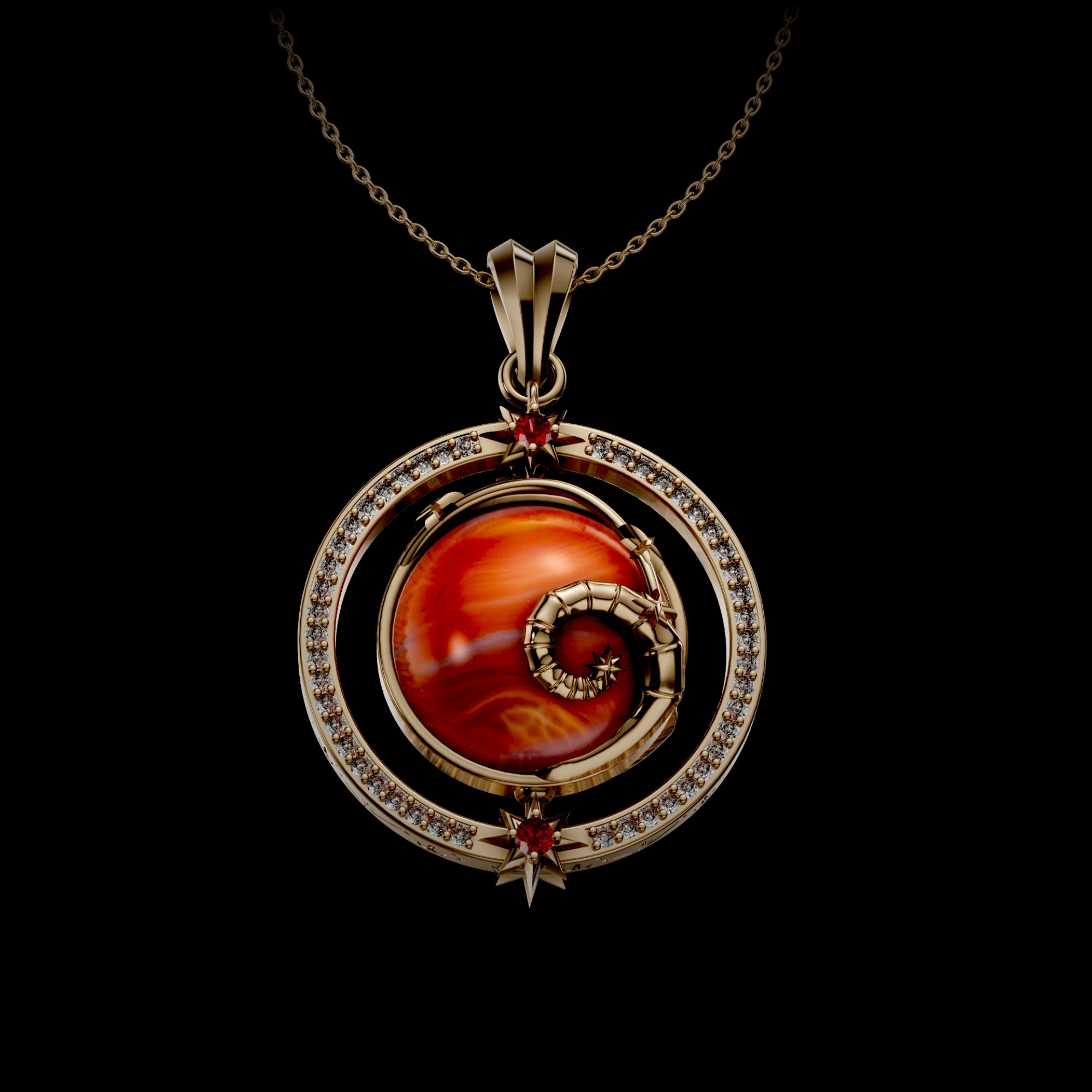 Aries Birthstone Necklace