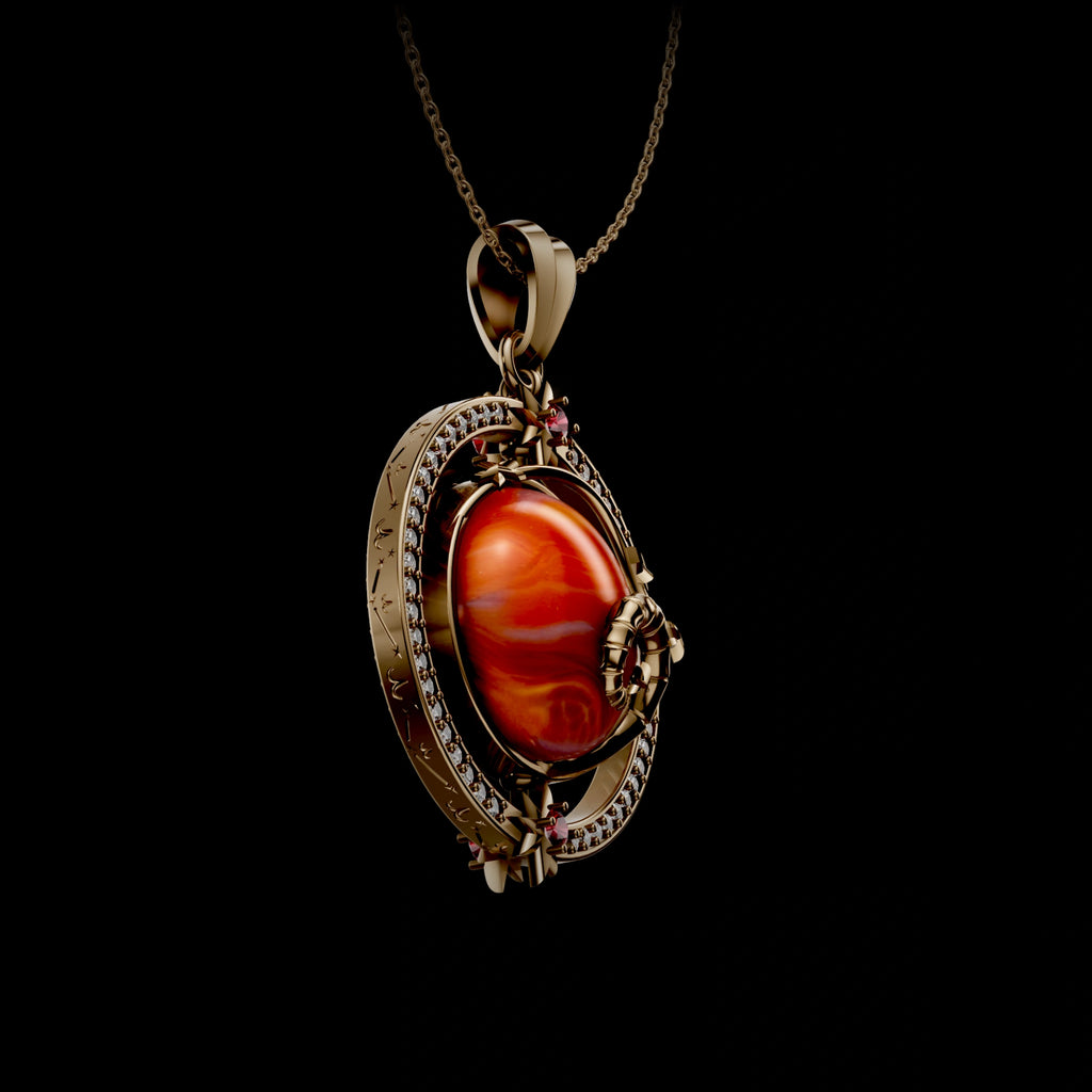 Aries Birthstone Necklace