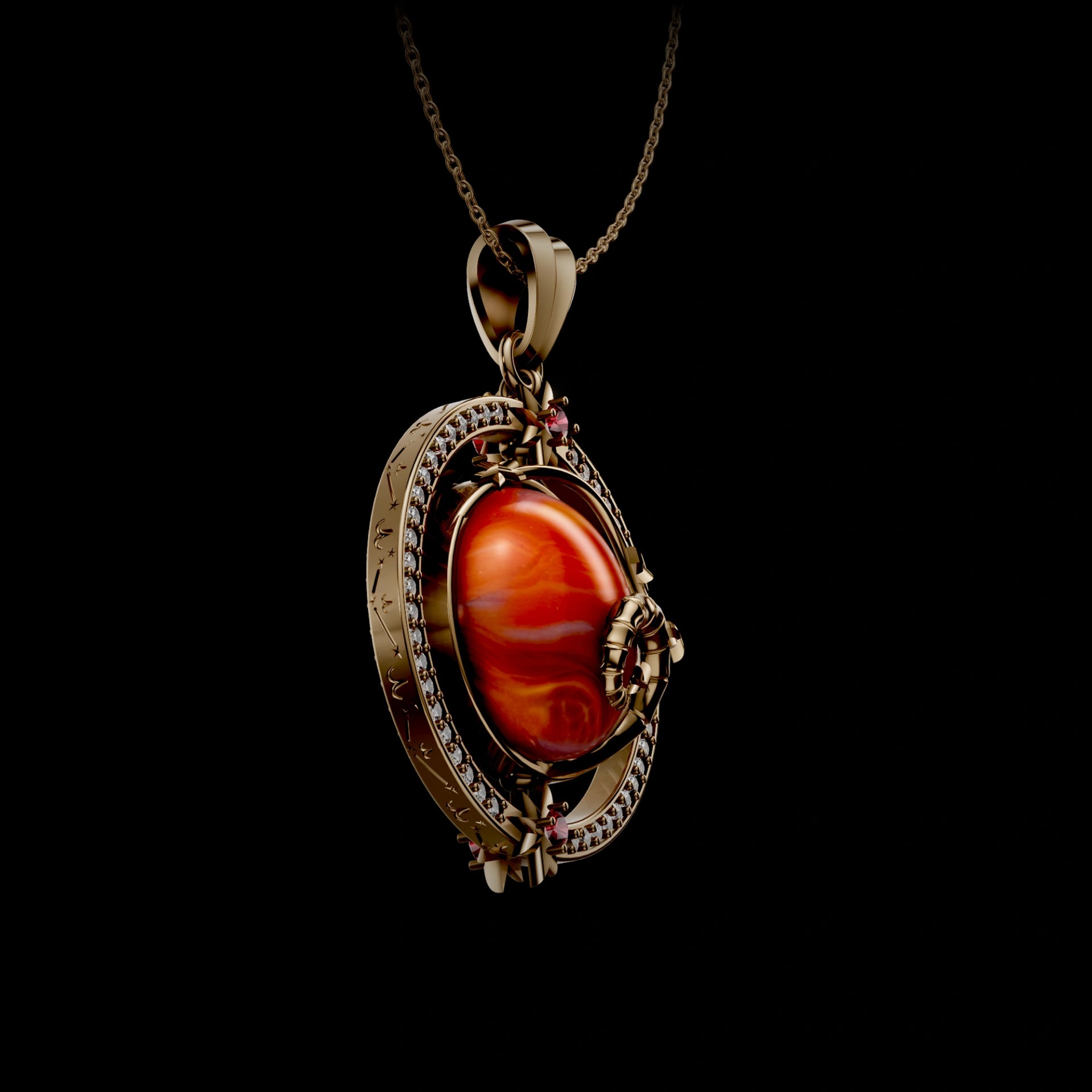 Aries Birthstone Necklace