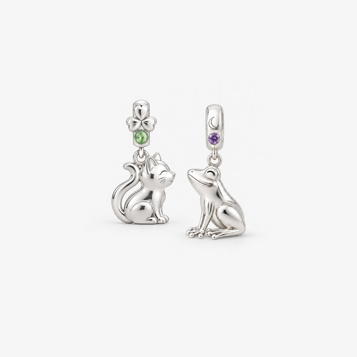 Just a Frog Cat Charm Set