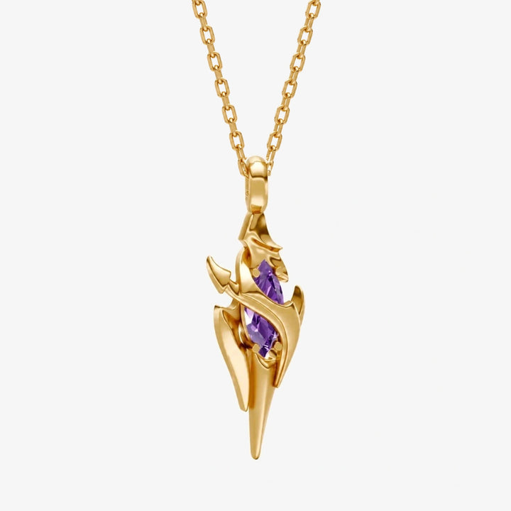 Solid Gold Flins Necklace