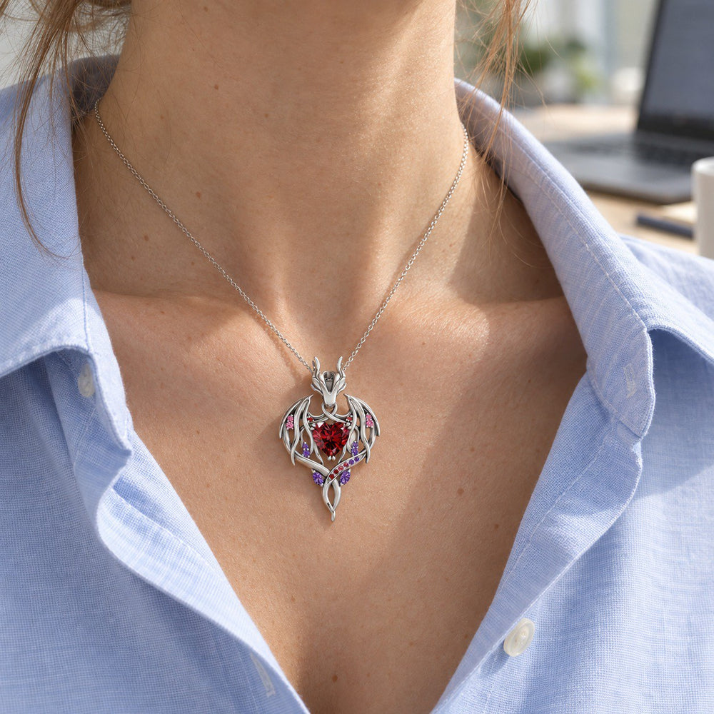 A Kraymer Art necklace worn at work