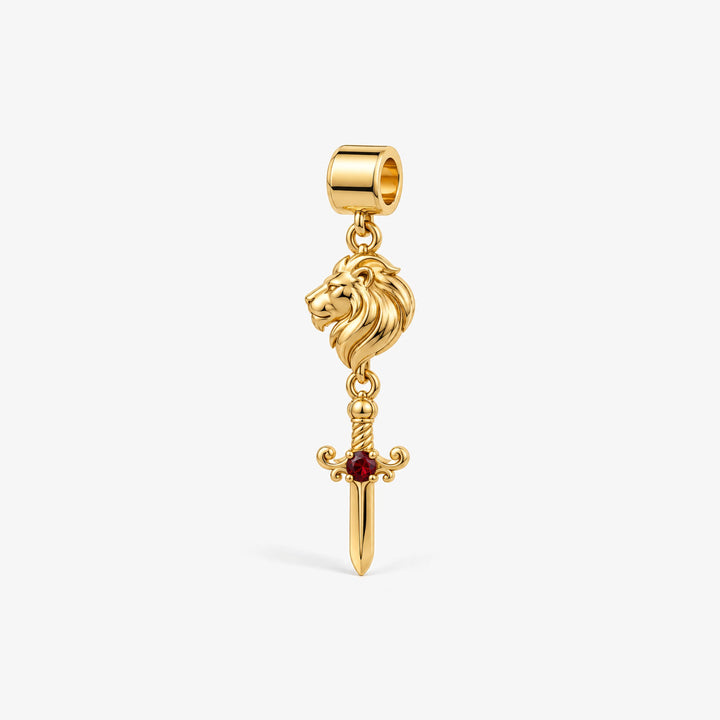 Lion Head Sword Charm