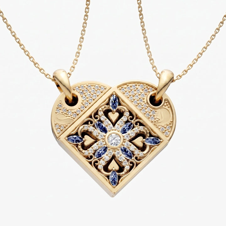 2-in-1 Magnetic Hearts Pendant