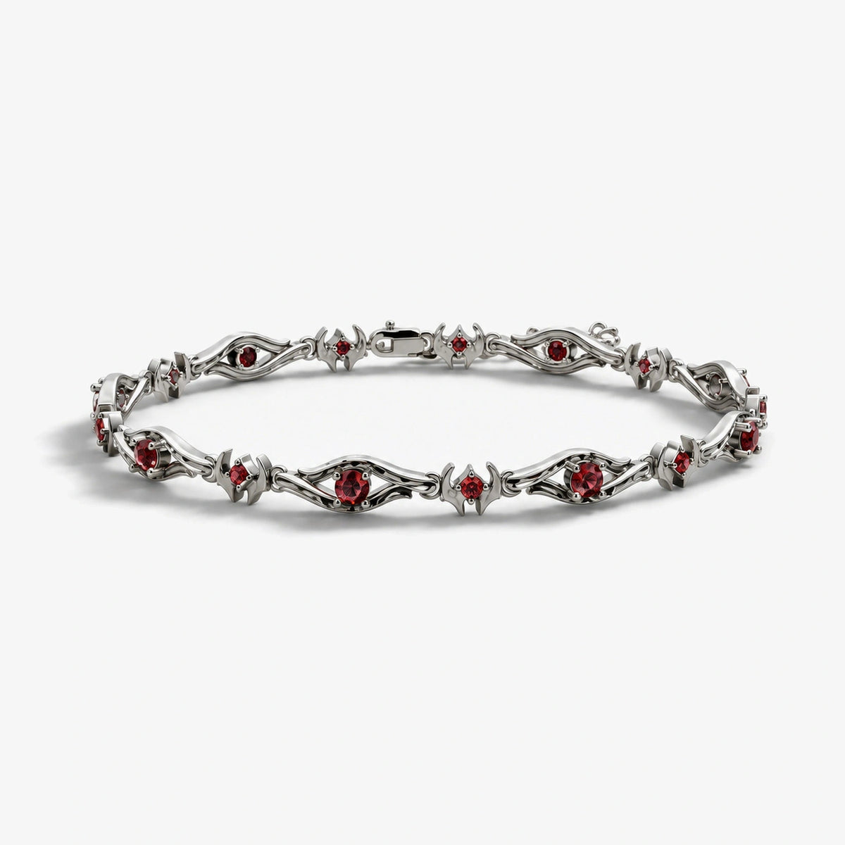 Malevolent Shrine Bracelet - front silver