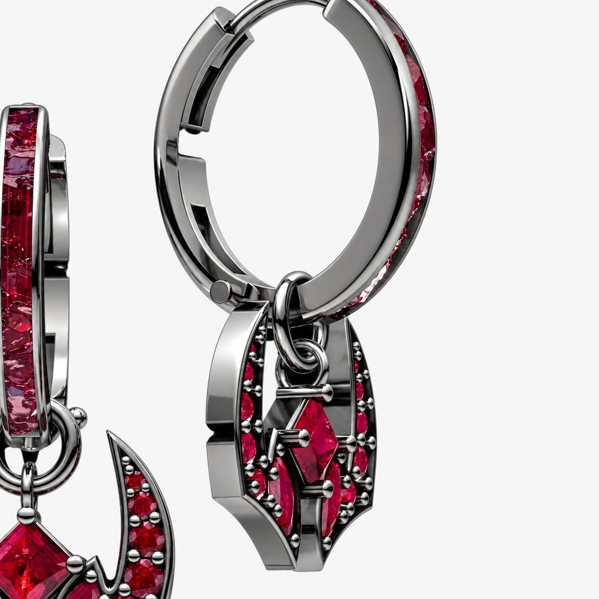 Malevolent Shrine Earrings + Ring Collection - earring detail 2