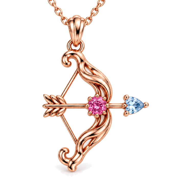 March 7th Bow and Arrow Necklace