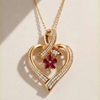 Heart Flower Pendant