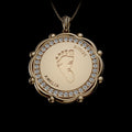 Personalised Baby Footprint Pendant