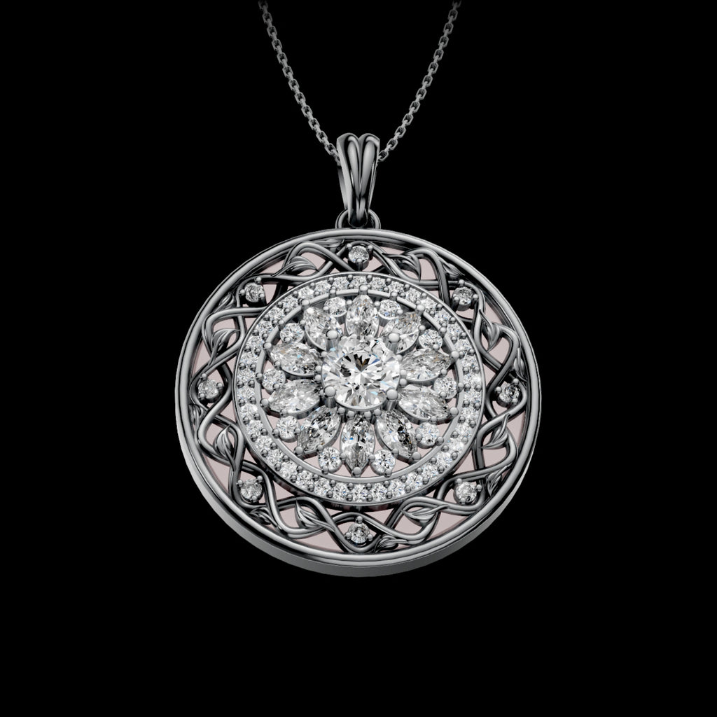 Elegant Perfume Storage Pendant