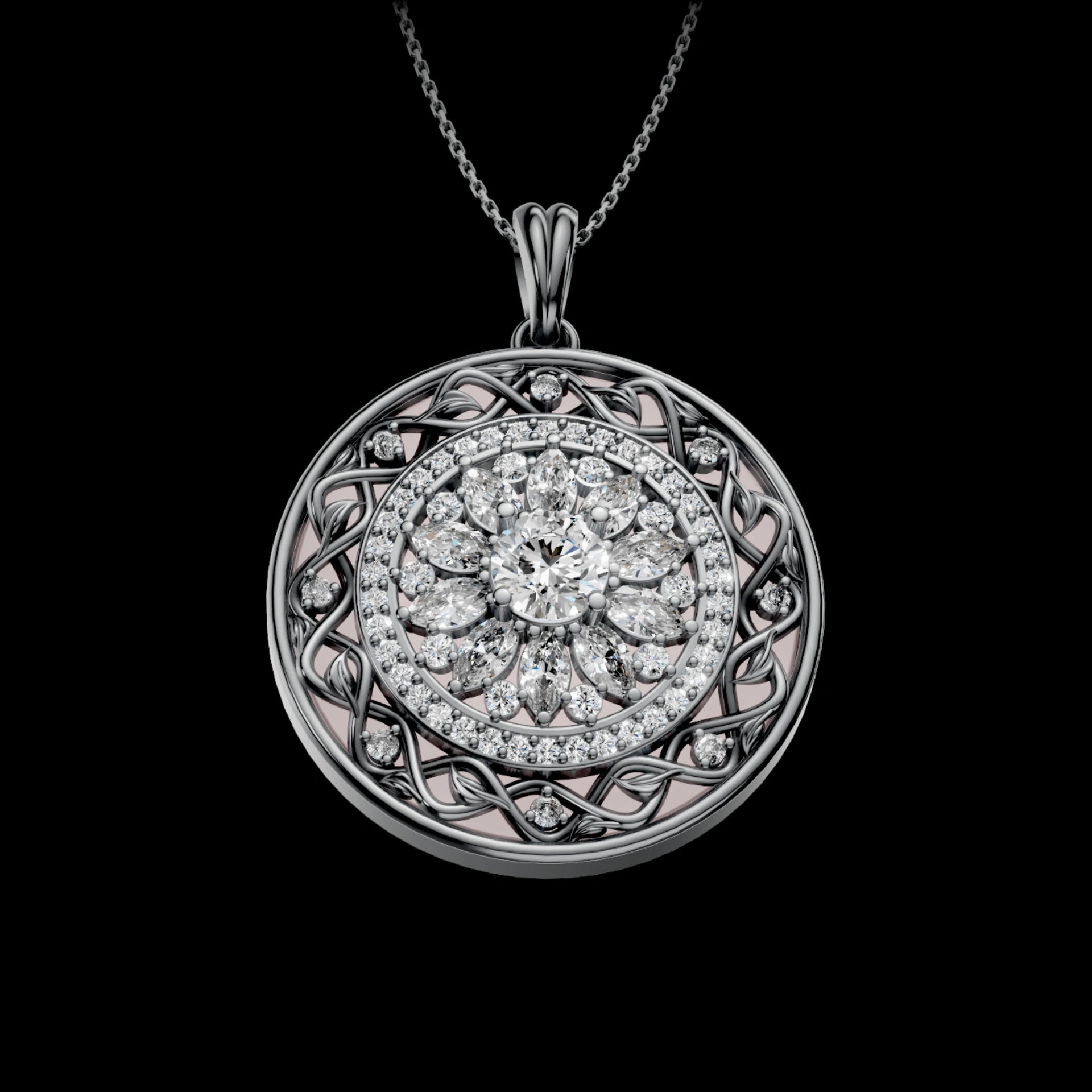 Elegant Perfume Storage Pendant