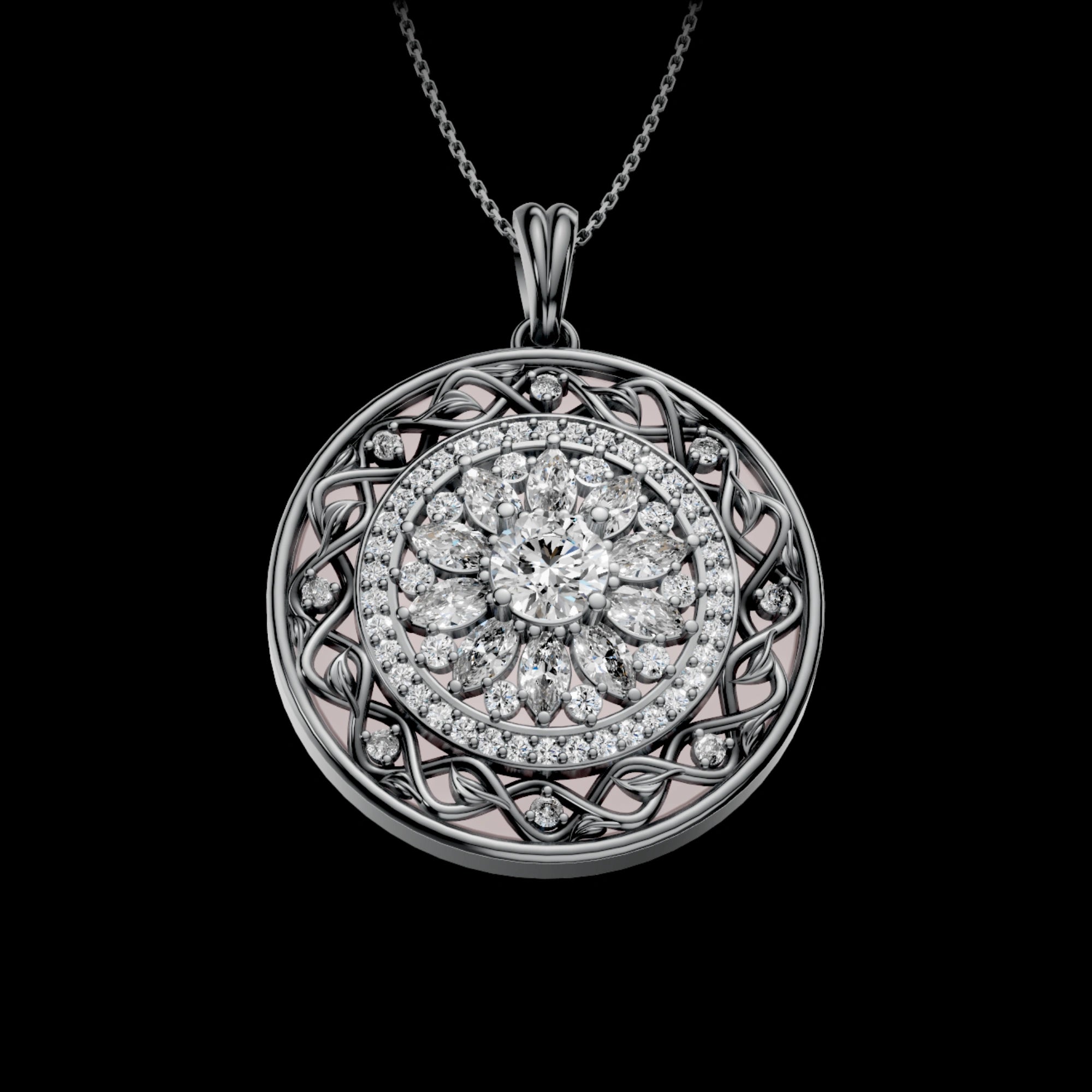 Elegant Perfume Storage Pendant