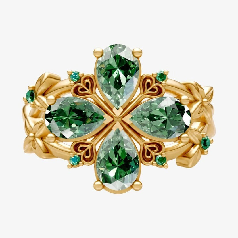 Nahida Ring image 1 Gold front