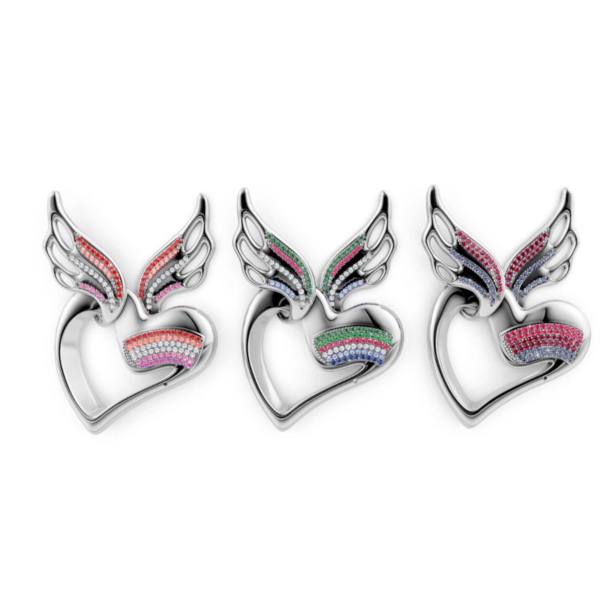 Pride Angel's Heart Pendant [Pre-order]