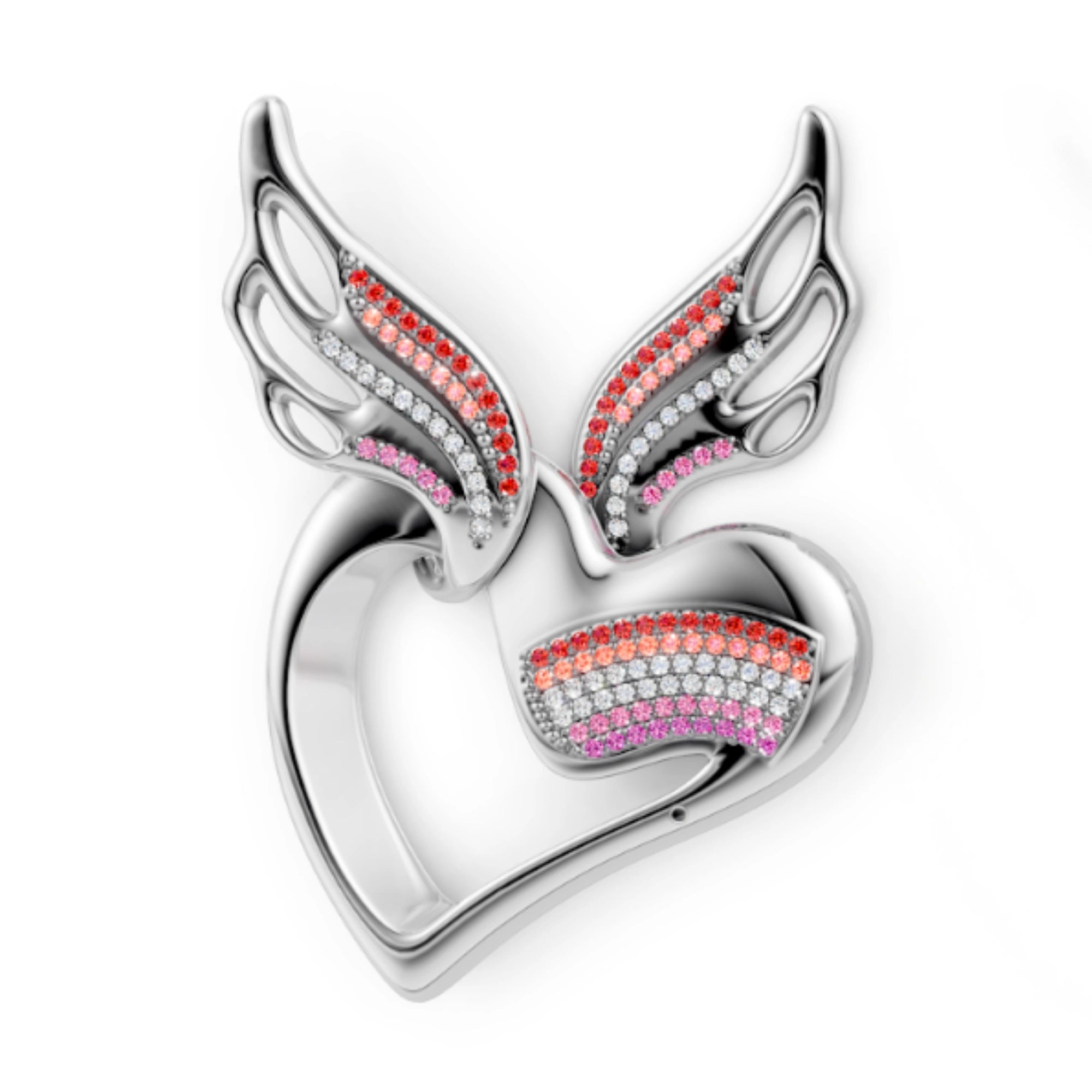 Pride Angel's Heart Pendant [Pre-order]