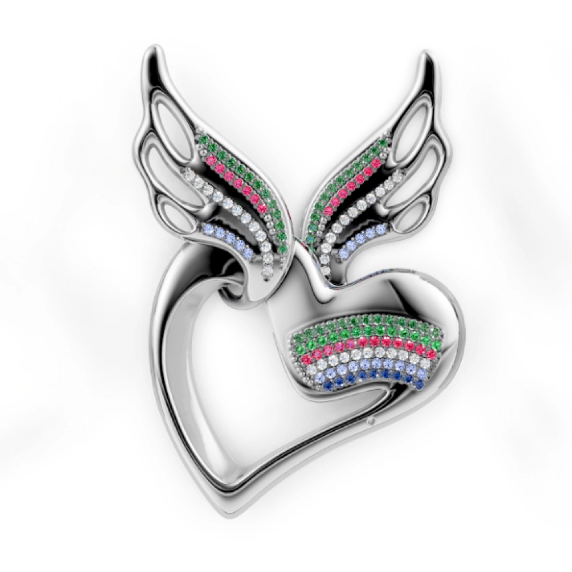 Pride Angel's Heart Pendant [Pre-order]