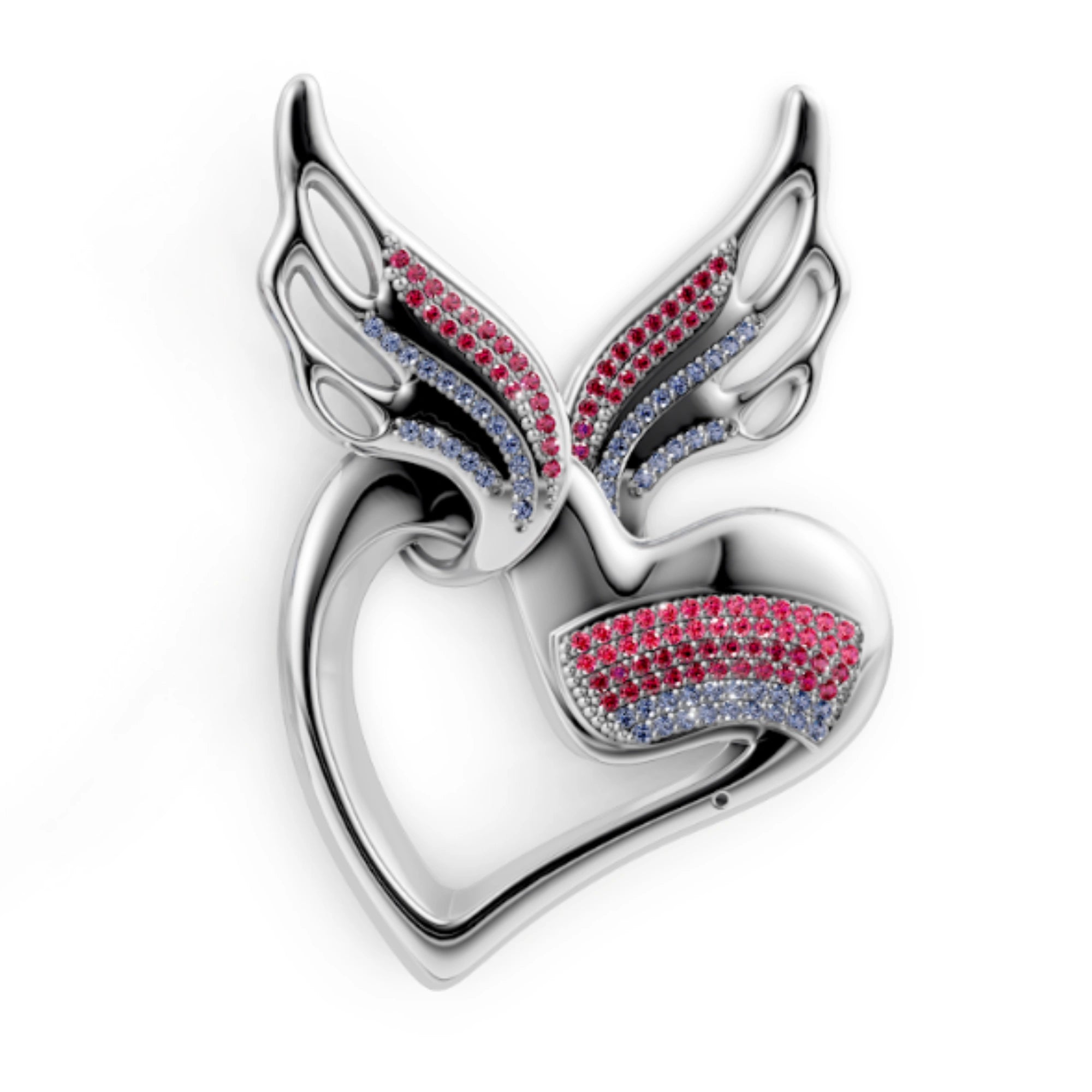 Pride Angel's Heart Pendant [Pre-order]