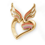 Pride Angel's Heart Pendant