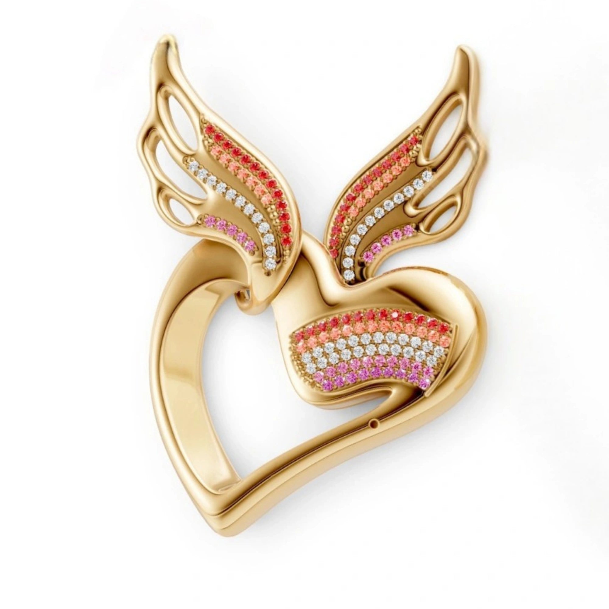 Pride Angel's Heart Pendant [Pre-order]