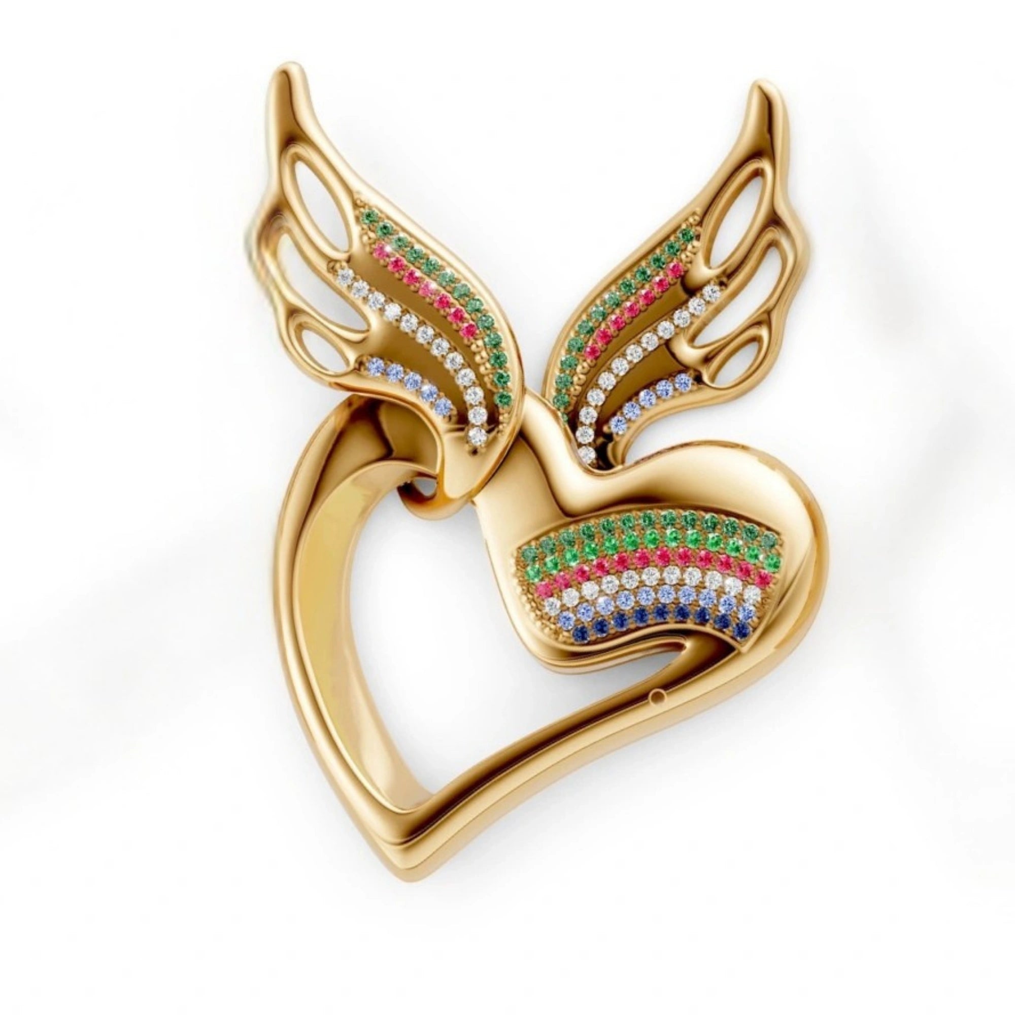 Pride Angel's Heart Pendant [Pre-order]