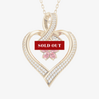 Heart Flower Pendant