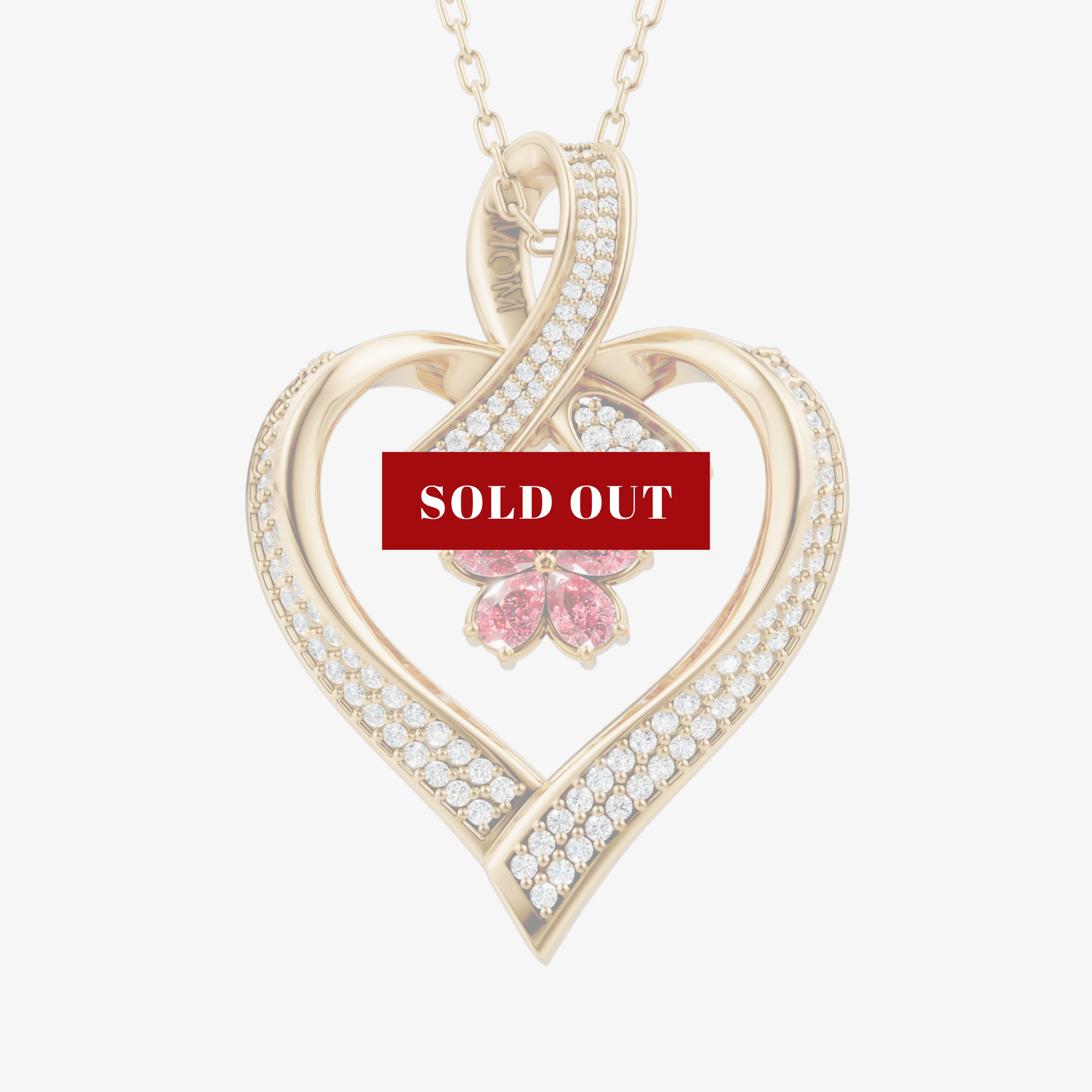Heart Flower Pendant