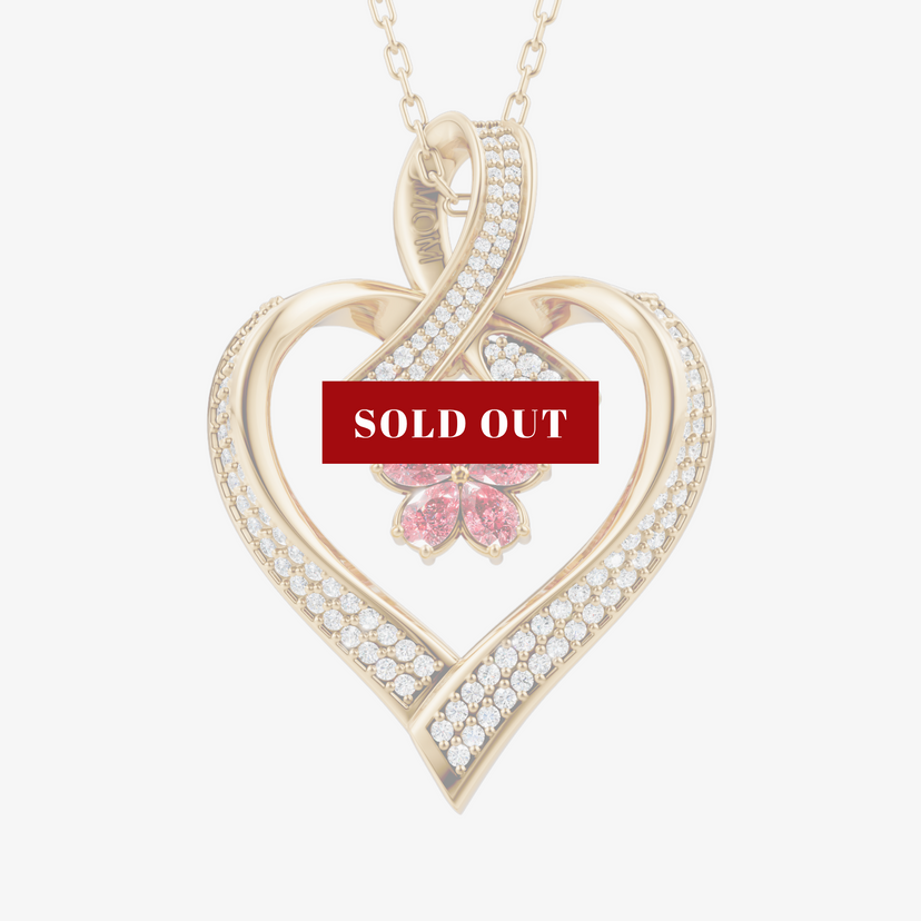 Heart Flower Pendant