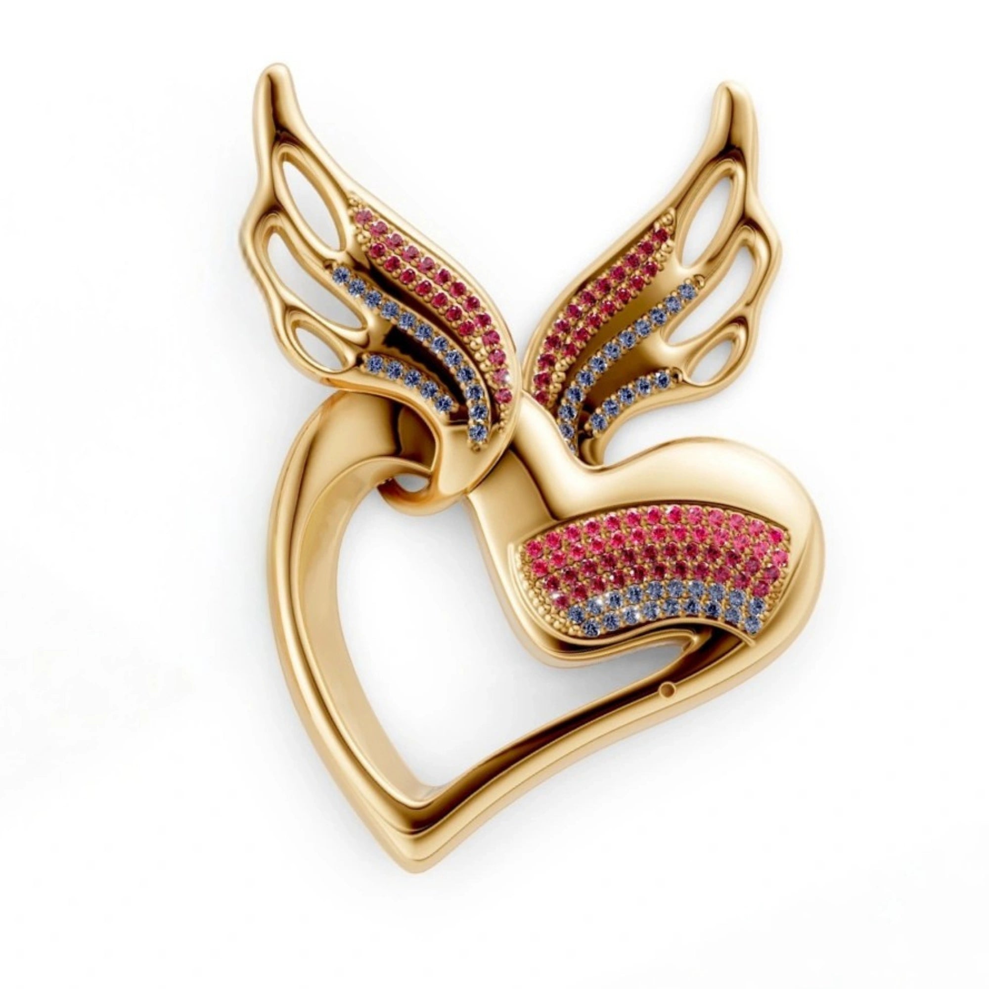 Pride Angel's Heart Pendant [Pre-order]