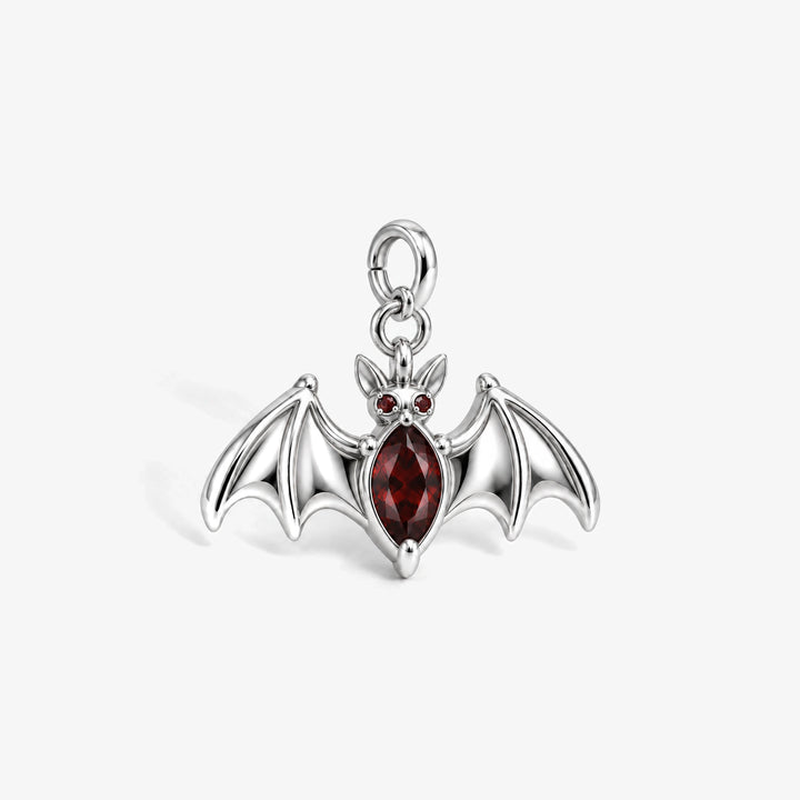 Crimson Wing Bat Charm