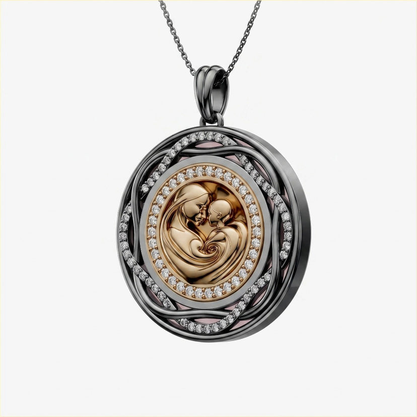 Personalised Baby Footprint Pendant - approved product image 2