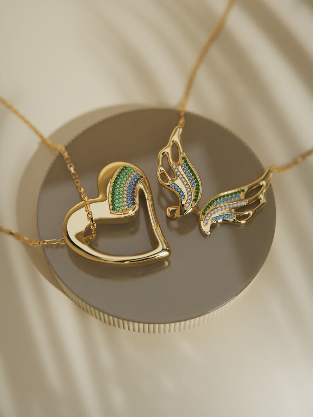 Pride Angel's Heart Pendant