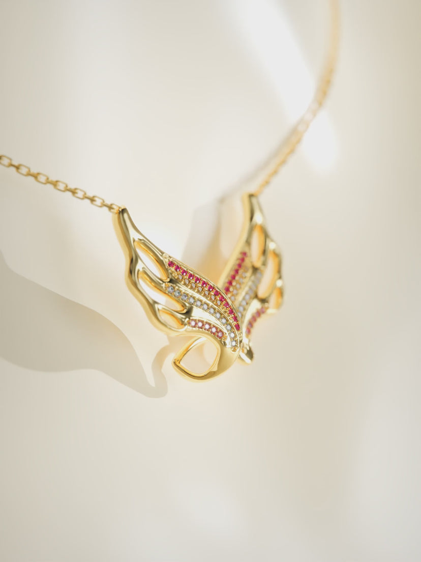 Pride Angel Wing Pendant