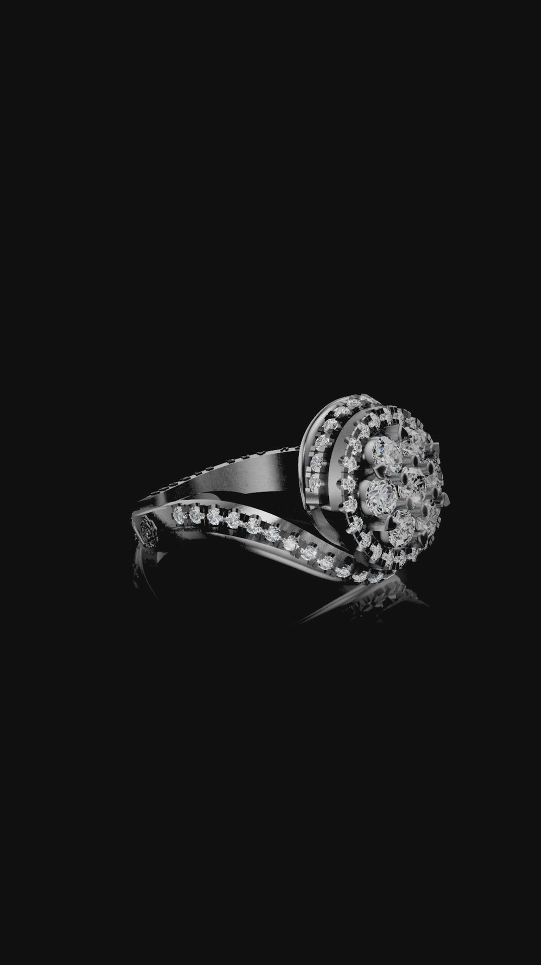 "You are Strong" Flower Ring