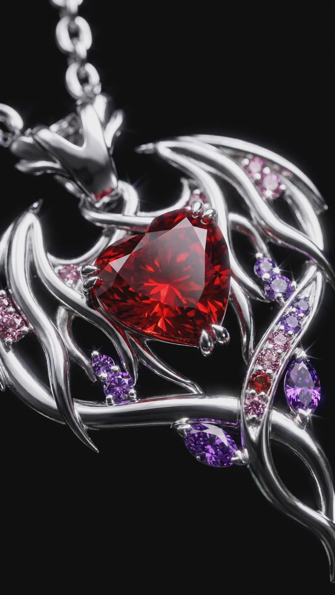 Durin Necklace macro video close-up
