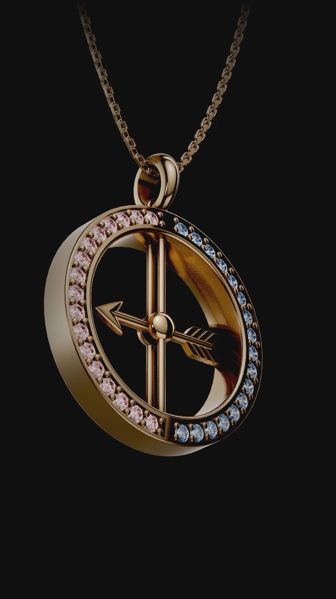 Spinning Arrow LGBTQ Necklace [Pre-order]