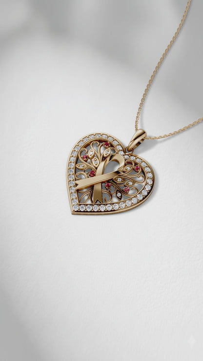 Mother’s Heart Necklace