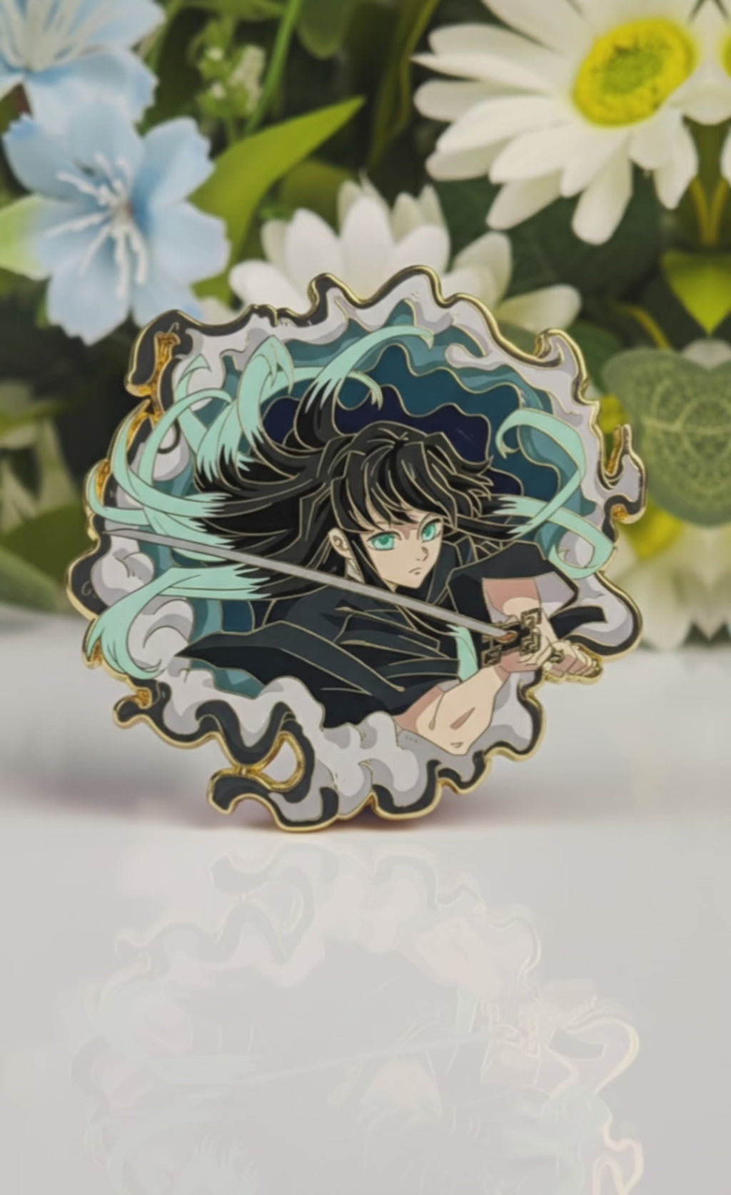 Mist Hashira Glow-in-Dark Enamel Pin