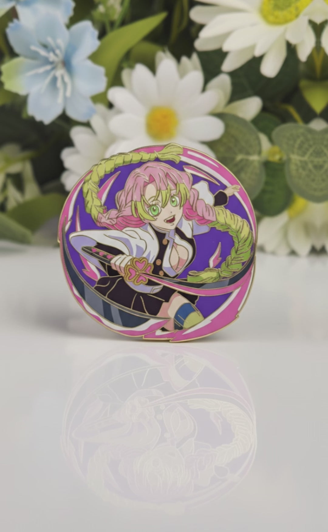 Love Hashira Glow-in-Dark Enamel Pin