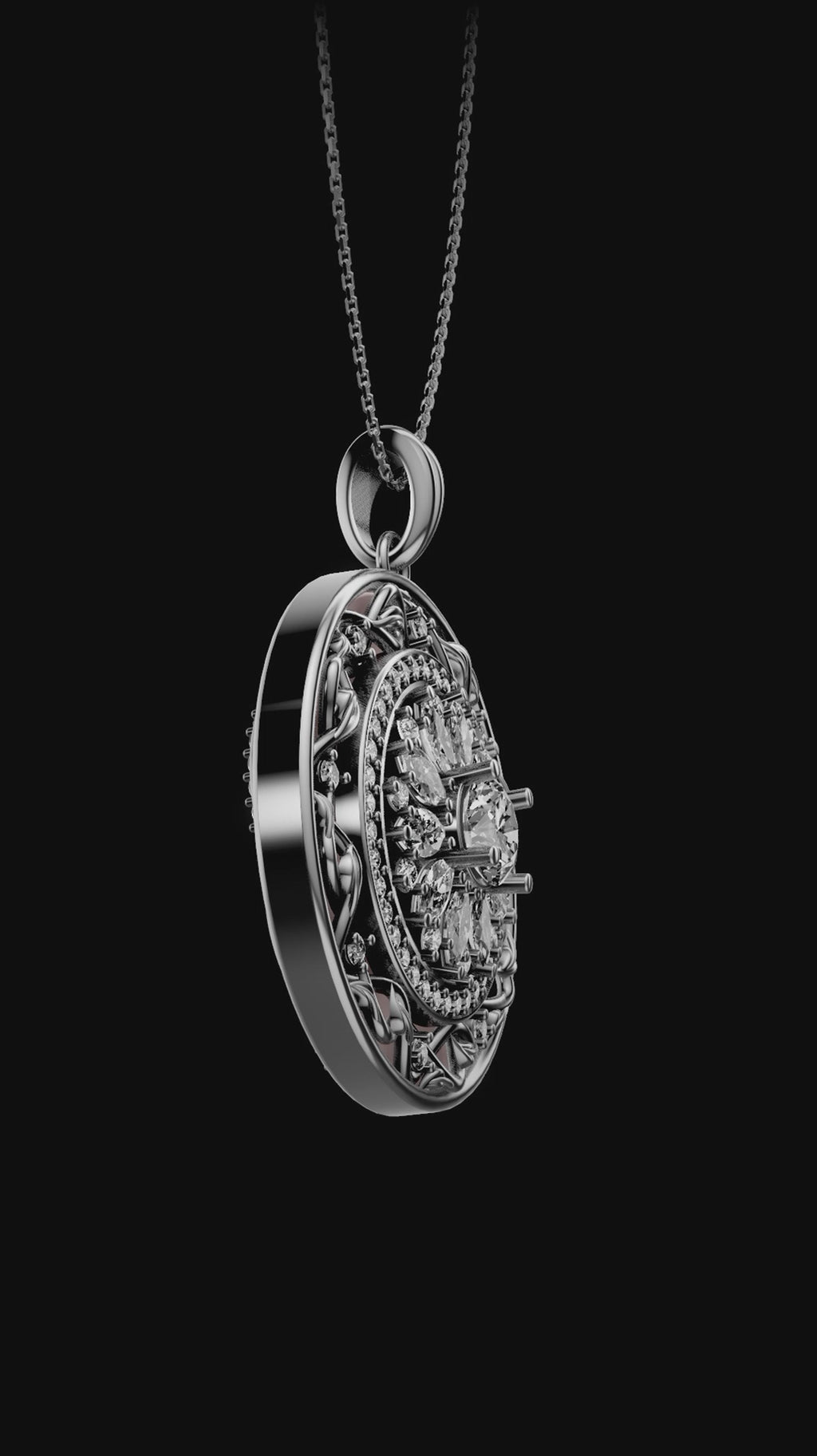 Elegant Perfume Storage Pendant