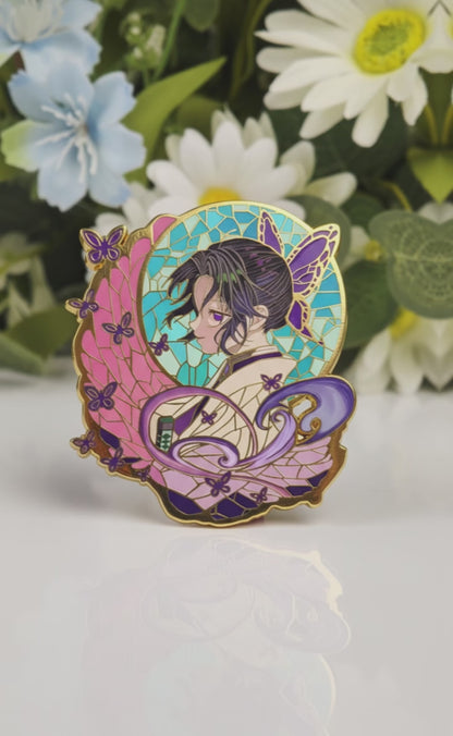 Shinobu Glow-in-Dark Enamel Pin