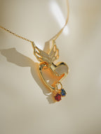 [Unlisted] Angel's Heart Birthstones Pendant Set