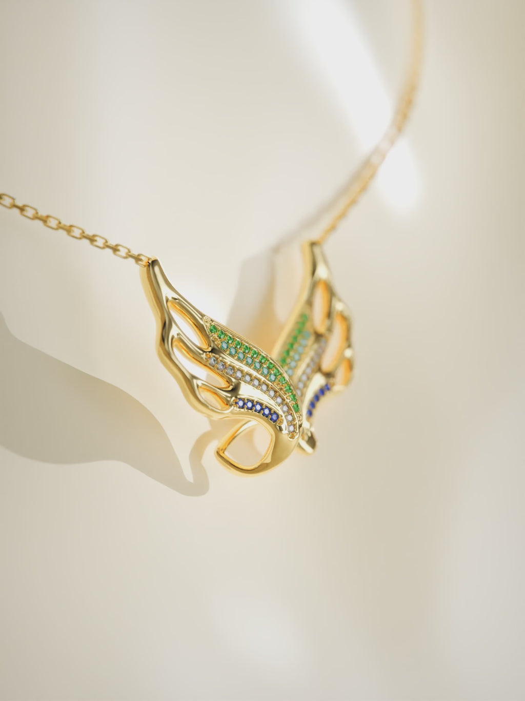 Pride Angel Wing Pendant