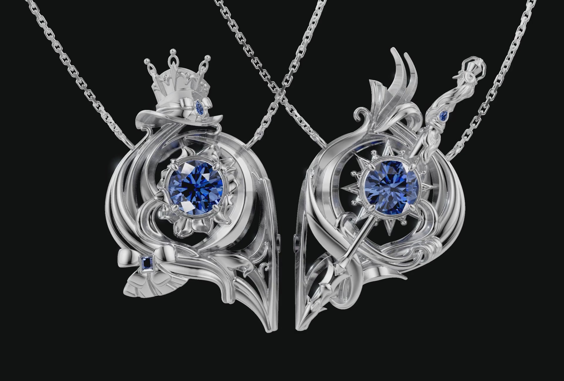 Furina and Neuvillette Necklace