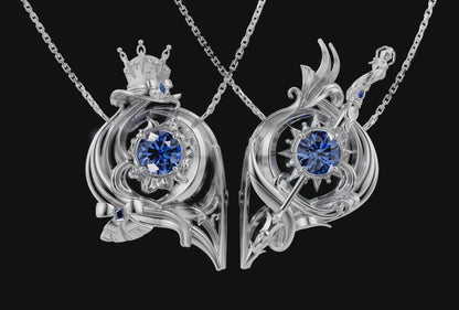 Furina and Neuvillete Necklace