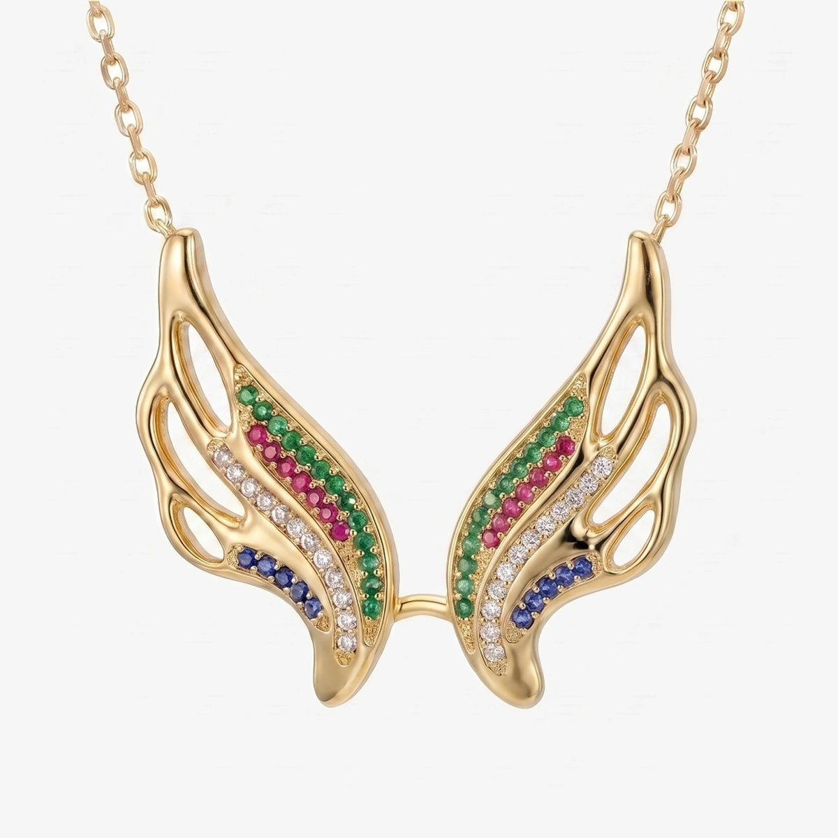 Pride Angel Wing Pendant - approved product image 2