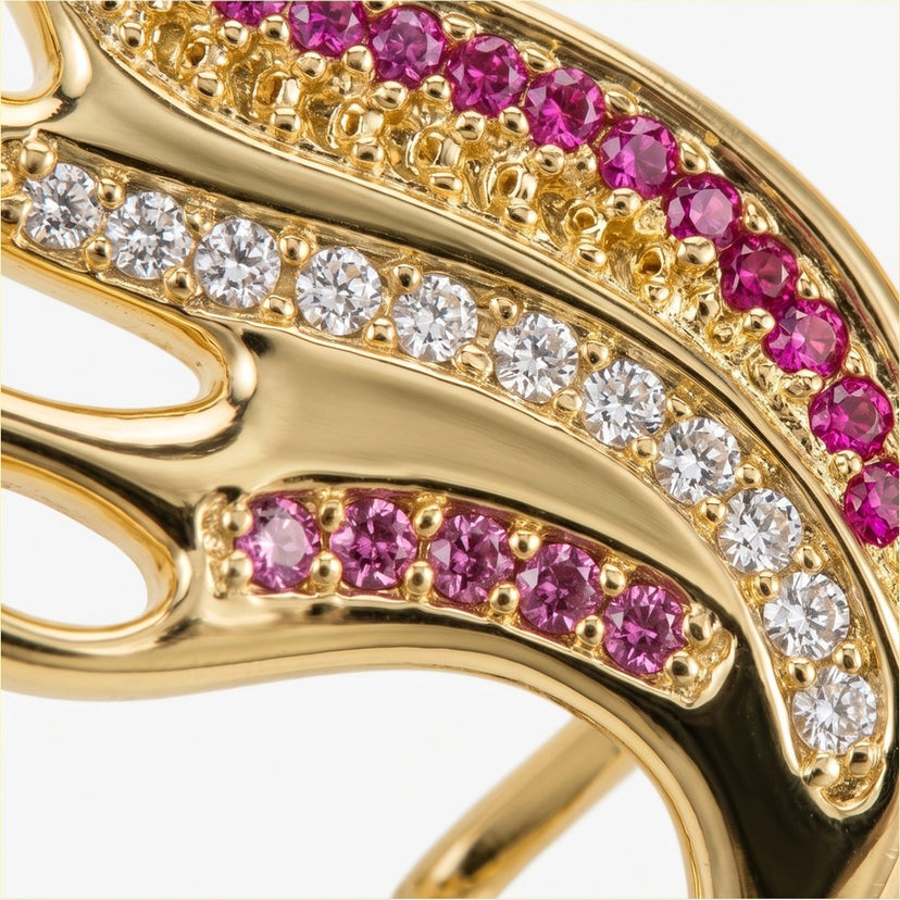 Pride Angel Wing Pendant - approved product image 4