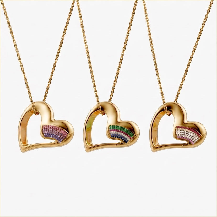 Pride Heart Pendant - approved product image 1