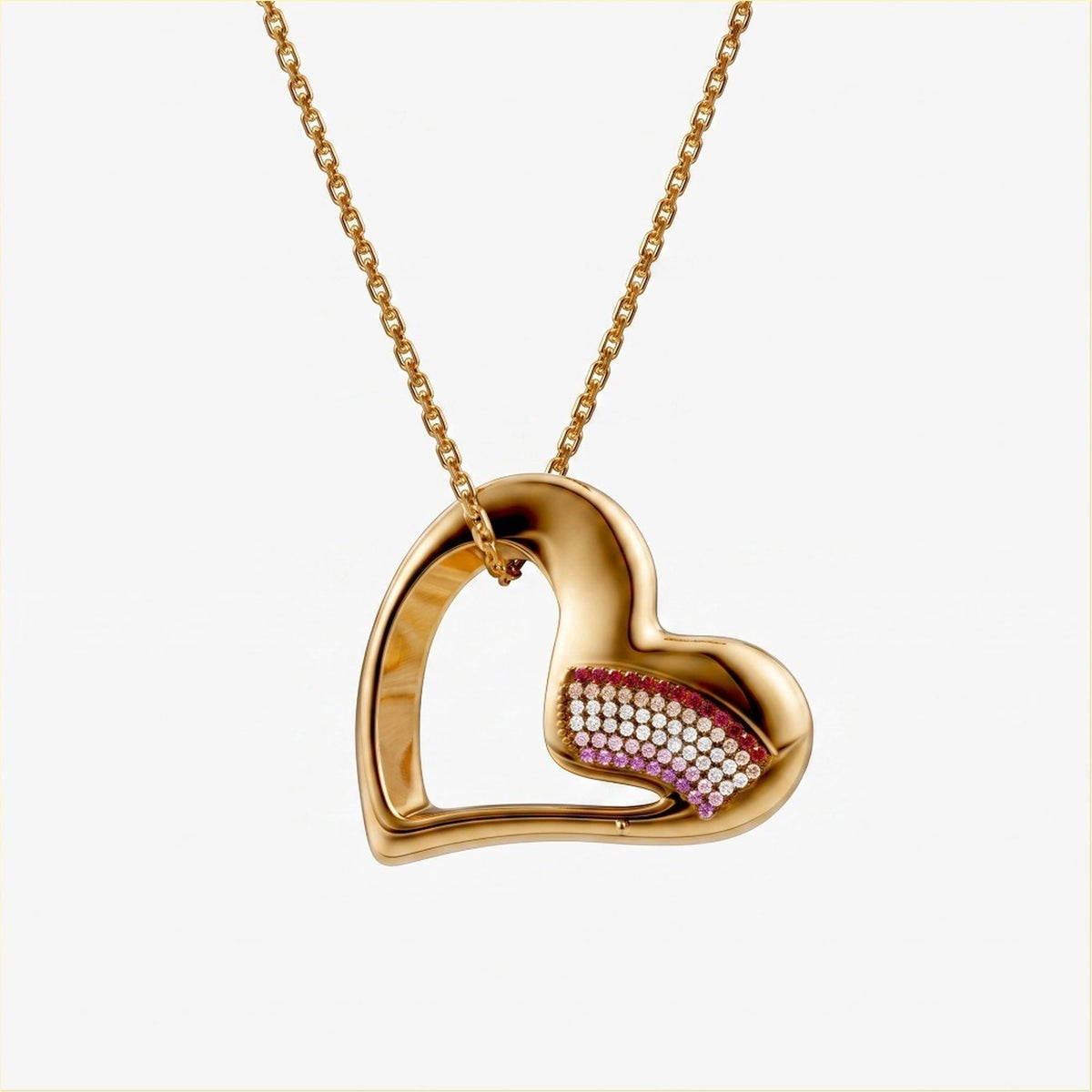 Pride Heart Pendant - approved product image 3