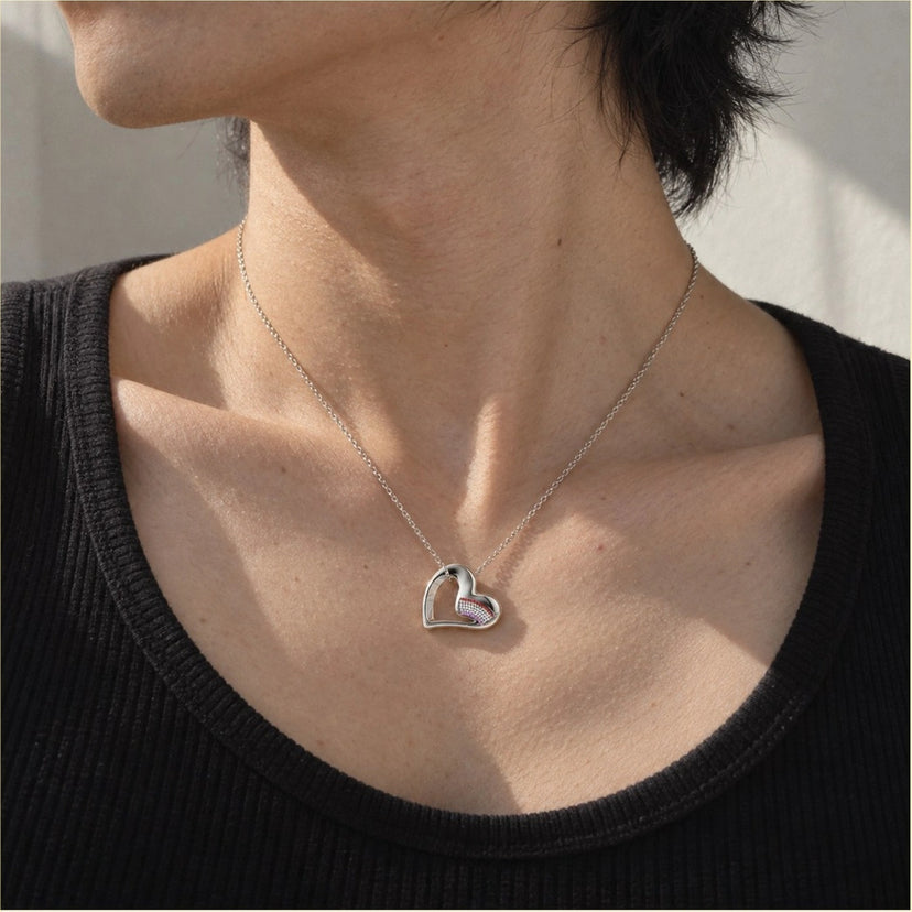 Pride Heart Pendant - approved product image 5